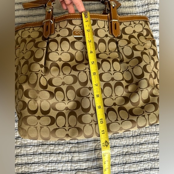 NWT Coach  Brown Signature Gallery Tote Handbag F15156 - Picture 11 of 14
